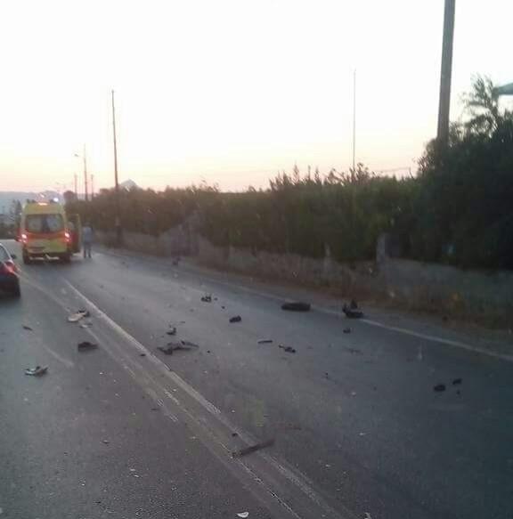 Θανατηφόρο τροχαίο στα Κουνουπιδιανά Χανίων