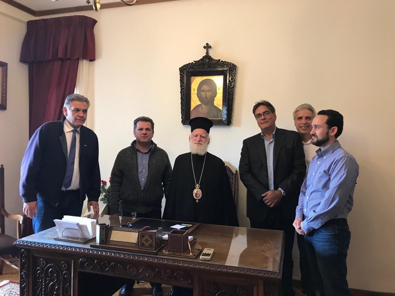 Στον Αρχιεπίσκοπο Κρήτης αντιπροσωπεία της “Επιμελητηριακής Σύμπραξης”