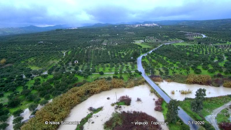 Προσοχή στις γέφυρες  Καλυβίων, Γαρίπας και Δεματίου..