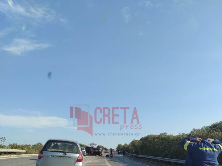 Τροχαίο πριν τη παράκαμψη των Πατσιδών