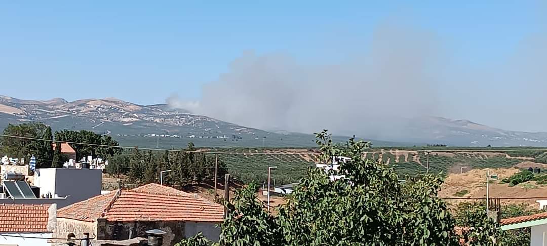 Στις φλόγες έκταση στην Άνω Ακριά Ηρακλείου – Μήνυμα 112 για εκκένωση